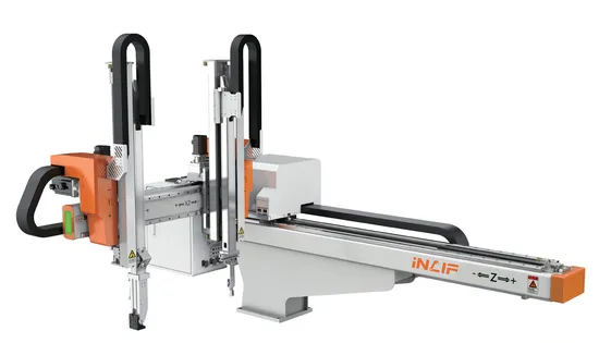 High Precision Dual Arm 800mm Injection Molding Robot 