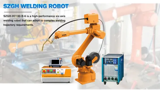 Industrial Welding Robot 6 Axis Servo Motor Robot Arm High Precision Transferring 